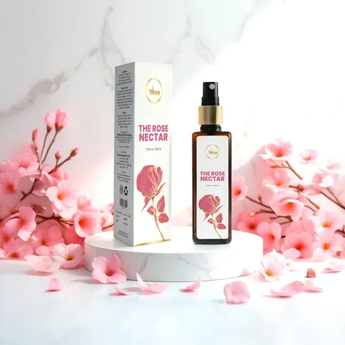 Vista 7 de My Ace Rose Nectar Face Mist – Tónico hidratante y spray de agua de rosas con niacinamida y regaliz Bruma facial natural sin alcohol para calmar