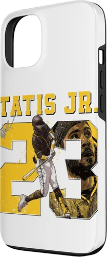 Vista 2 de iPhone 13 Número y Retrato Fernando Tatis Jr San Diego MLBPA Case