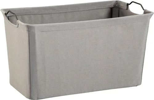 Vista 8 de ClosetMaid Contenedor de tela con marco de alambre ancho 1623, gris claro