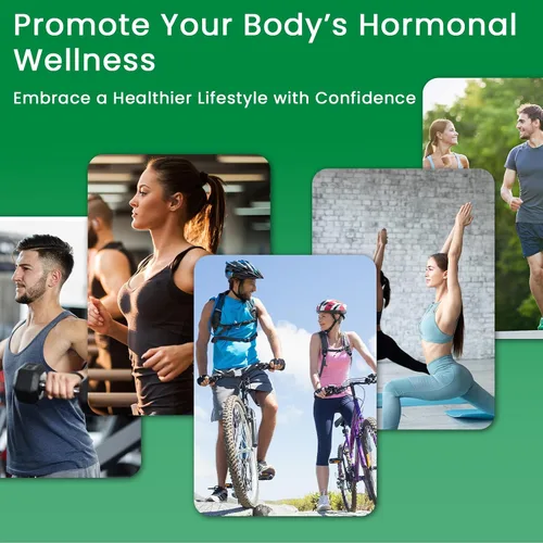 Vista 6 de Suplemento DIM de 300 mg, equilibrio hormonal para mujeres y hombres, metabolismo de estrógeno y apoyo a la menopausia, soporte antioxidante