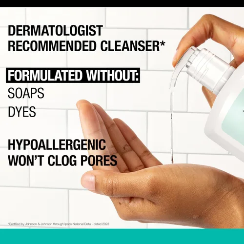 Vista 7 de Neutrogena Limpiador facial espumoso diario ultra suave, 16 onzas líquidas, hidratante facial diario, 3.4 onzas líquidas, cuidado de la piel