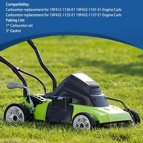 Vista 5 de WFLNHB Carburador 690115 690111 Reemplazo para 690119 694526 Motor de Generador de Tractor Carburador