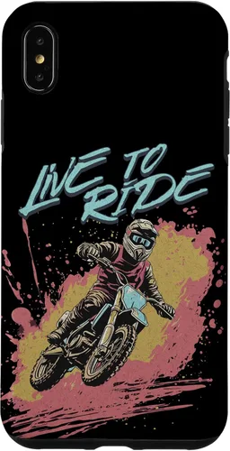 Vista 11 de Live to Ride Dirt Bike Motocross Racing Motorcycle Riding Case for iPhone 16