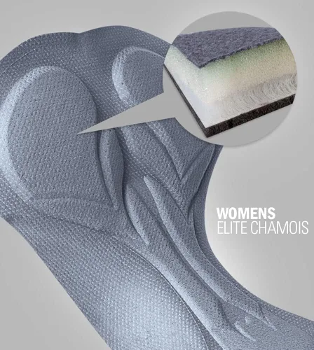 Vista 9 de Aero Tech Elite USA - Pantalones cortos de ciclismo acolchados para mujer
