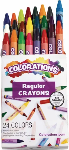 Vista 2 de Colorations Crayones regulares, 24 paquetes, cada 24