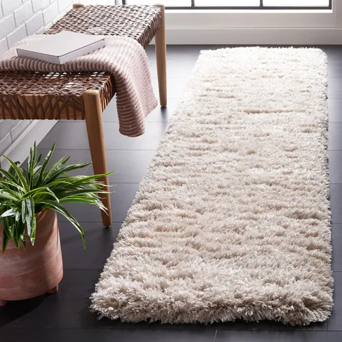 Vista 8 de SAFAVIEH Flokati Shag Collection - Alfombra decorativa, 2 pies 3 pulgadas x 4 pies, color marfil, diseño sólido, no desprende pelusa y de fácil