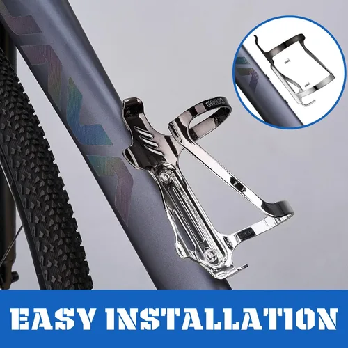 Vista 5 de Corki Cycles - Soporte para botella de agua de aleación de aluminio para bicicleta de entrada derecha e izquierda, para bicicletas de carretera