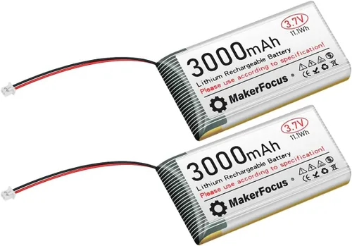 Vista 9 de 3.7V 3000mAh batería recargable de polímero de litio para ESP32 1 unids