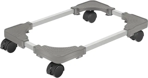 Vista 8 de Liitrton Soporte de CPU móvil Soporte de torre ajustable para computadora con 4 ruedas giratorias que se adapta a la mayoría de PC (negro)