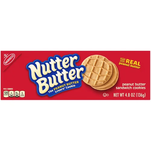 Vista 12 de Nutter Butter Galletas sándwich de mantequilla de maní, 4.8 onzas