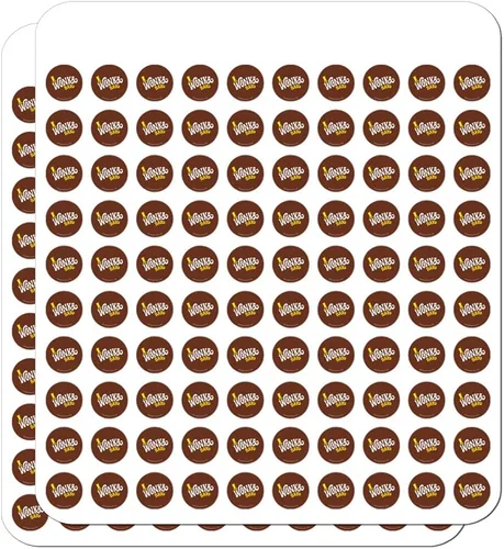 Vista 10 de Willy Wonka and The Chocolate Factory Wonka Bar Logo Planner Calendario Scrapbooking Craft Pegatinas