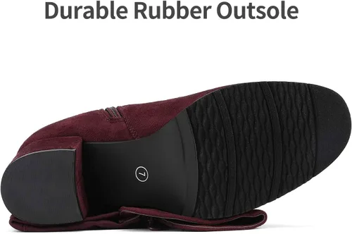 Vista 4 de DREAM PAIRS Botas a la rodilla, de tacón alto, para mujer