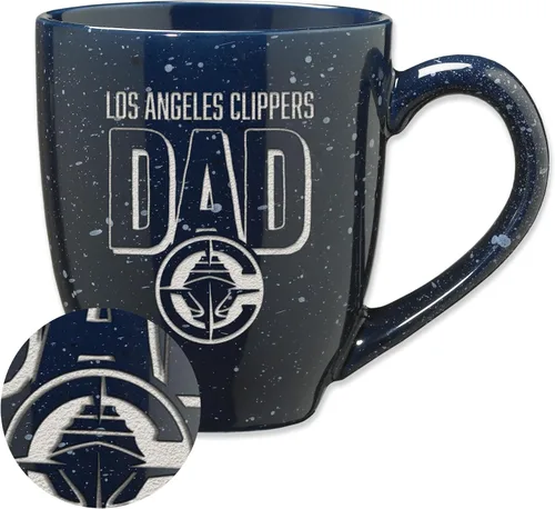 Vista 39 de Rico Industries NBA 16 oz Team Color Laser Engraved Speckled Ceramic Coffee Mug 3-Color del
