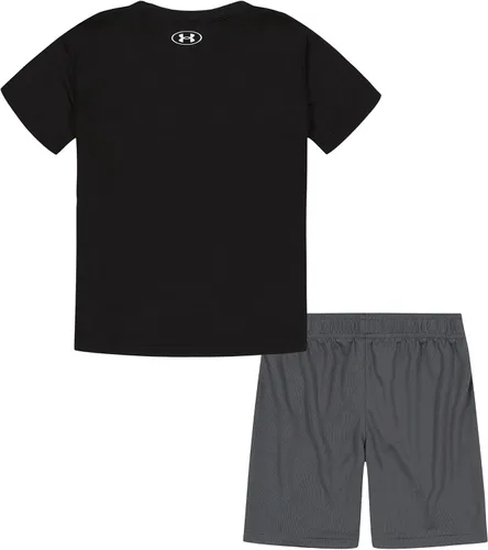 Vista 102 de Under Armour baby-girls Ua Terrazzo Leopard Heart SetShort Set