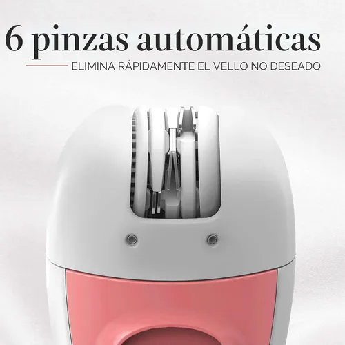 Vista 5 de Remington Depiladora facial lisa y sedosa, EP1050CDN Cordless and Travel-ready, Gentle on Delicate Areas, 1 Count, Model EP1050FCDN, Includes