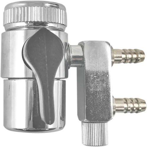 Vista 6 de Grifo de cocina de 2 vías Válvula desviadora de ósmosis inversa/divisor con rosca hembra M22 (≈22 mm) y salida de tubo de RO de 1/4 OD para filtro