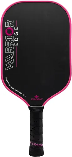 Vista 9 de Diadem Warrior Edge - Paletas de pickleball Cara de carbono grabado para máximo giro, protector aerodinámico de 16mm, agarre Comfort Max, núcleo