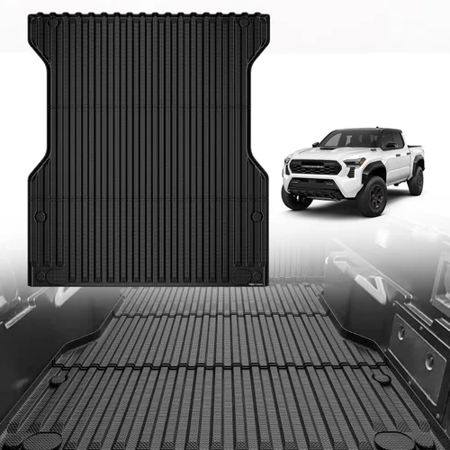 Vista 42 de TripleAliners - Tapete para caja de camioneta (de ejes) de 5 pies, encaje perfecto para pick-up de carga, accesorio de protección de vehículo