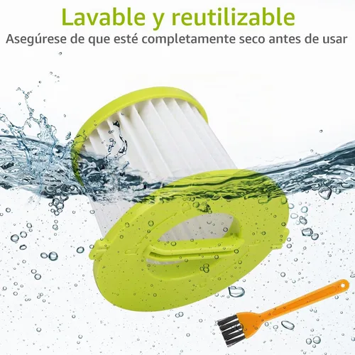 Vista 4 de Filtro de repuesto compatible con modelos de aspiradora de mano Ryobi ONE+ de 18 V PCL700 PCL704 PCL705 Comparar con el número de pieza A32F05N 2