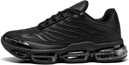 Vista 3 de Zapatos deportivos para correr con aire para hombre, antideslizantes, informales, para baloncesto, tenis de moda, deportes, fitness, entrenamiento