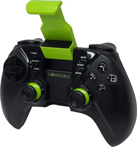 Vista 4 de Hawksbill Wireless Gamepad Controller for iOS iPhone Android - Bluetooth with L3 R3 Buttons Long Battery Life Improved 8 Way D-Pad Dual Vibration