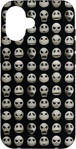 Vista 31 de Funda negra para iPhone 13 Pro Max Disney The Nightmare Before Christmas Jack Expressions