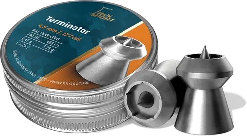 Vista 6 de H&N Sport Terminator Hollowpoint Air Gun Pellets - Available in .177 Cal or .22 Cal