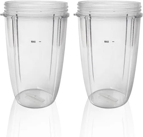 Vista 7 de Vasos de repuesto compatibles con licuadora NutriBullet de 600 W y 900 W (2 tazas de 18 onzas)