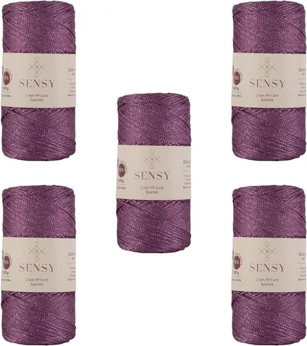 Vista 81 de Sensy Premium 2mm 229.5 metros de cuerda de poliéster 100% cordón de polipropileno Cordón de macramé 2mm Cordón para bolso de crochet Hilo