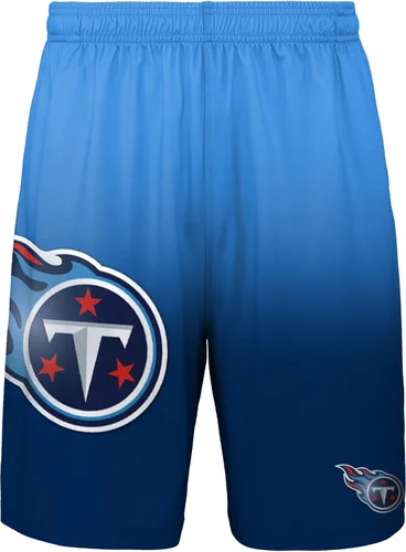 Vista 6 de FOCO Mens NFL Football Team Logo Gradient Big Logo Training Shorts
