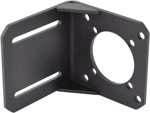 Vista 6 de STEPPERONLINE NEMA 23 Motor paso a paso (Economy Geared Stepper Motor) Soporte de montaje de acero de aleación ST-M2