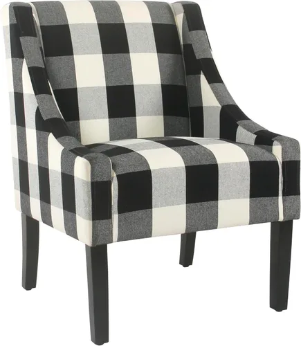 Vista 28 de HomePop Swoop - Silla de sala de estar con apoyabrazos, terciopelo gris