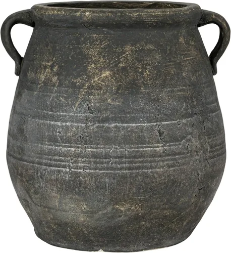 Vista 6 de Creative Co-Op - Urna de terracota blanqueada, gris