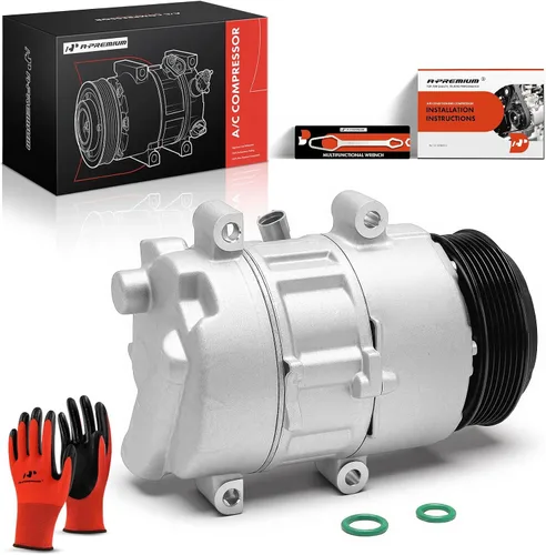 Vista 10 de A-Premium Compresor de A/C con embrague compatible con Subaru Ascent 2.4L 2019-2021, 6 ranuras