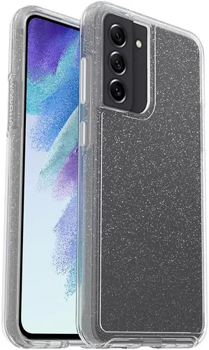 Vista 9 de OtterBox Funda para Galaxy S21 FE 5G (solo la serie) Symmetry - Negro, ultra suave, compatible con carga inalámbrica, bordes elevados para proteger