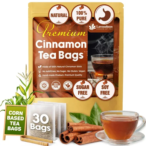 Vista 24 de Lavendium Bolsas de té de melón amargo, sin cafeína, 60