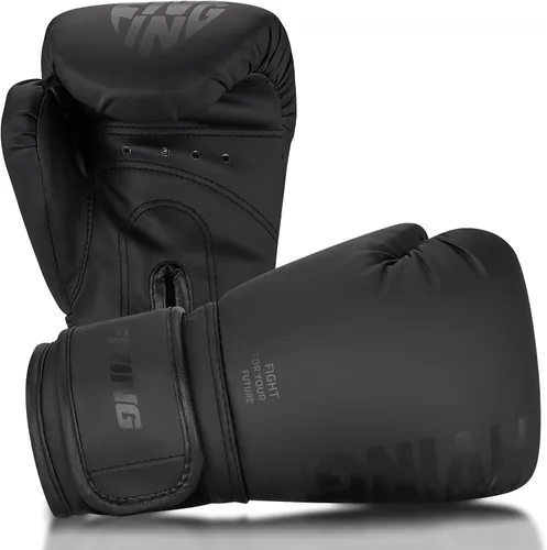 Vista 7 de Guantes de boxeo para niños, guantes de entrenamiento de boxeo juvenil para niños y niñas, guantes de lucha de 4 oz y 6 oz, mitones tailandeses
