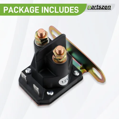 Vista 5 de GY22476 AUC15346 Solenoide de Arranque 12V para Tractor John Deere Z225 Z235 Z245 Z255 Z335E Z335M Z345M Z345R D100 D105 D110 D120 D125 D130 D140