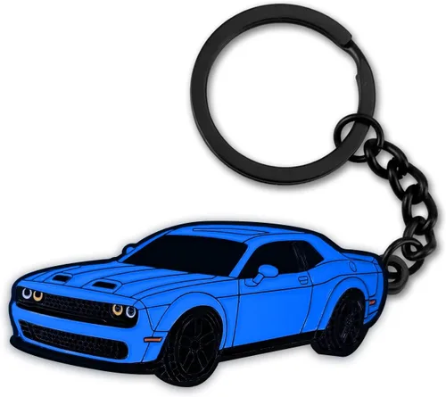Vista 11 de Llavero para Dodge Challenger Hellcats Dakota Charger SRT Avenger Durango, accesorios Dodge Challenger 2015-2022