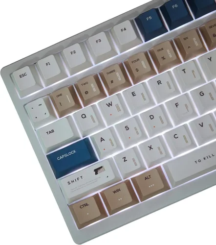 Vista 11 de Teclas - Tema de astronauta, altura de cereza, 142 teclas, material PBT, opaco