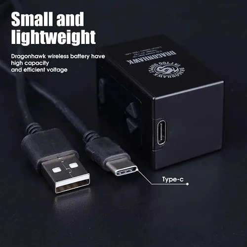 Vista 2 de Dragonhawk B1 RCA - Fuente de alimentación inalámbrica de batería