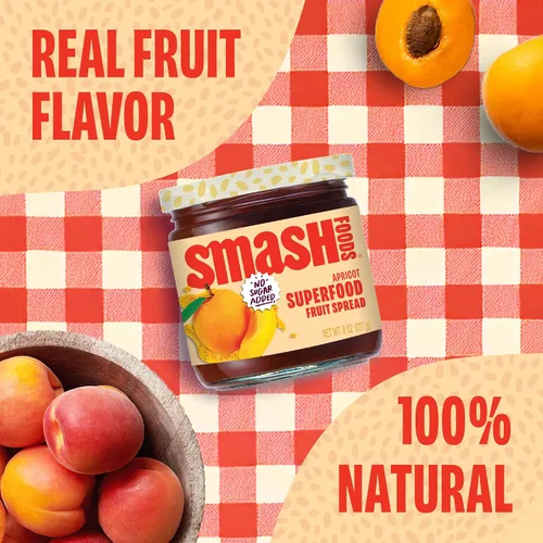Vista 2 de Smash Foods Mermelada de frutas Mermelada keto sutilmente dulce hecha con bayas reutilizadas y otros ingredientes simples Mermelada de frutas