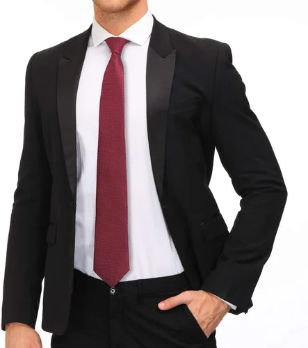 Vista 3 de Adulove Corbata clásica de seda para hombre, corbatas de cuello jacquard tejidas, 6