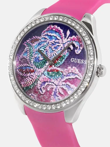 Vista 4 de Guess Trend W0960L1 - Reloj rosa para mujer, Rosa, Movimiento de cuarzo