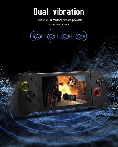 Vista 6 de binbok Switch Joypad Controller for SwitchSwitch OLED, Wireless Controllers Replacement Switch Controller 8 Colors Adjustable LED Handheld