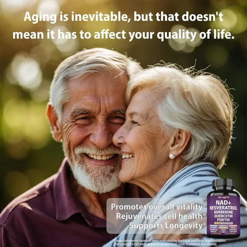 Vista 5 de StrongVit Suplemento NAD y paquete de apoyo inmunológico (120 cápsulas)