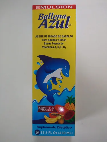 Vista 8 de Ballena Azul Aceite de Hígado de Hígado de Bacalao para Adultos y Niños, Aceite de Hígado de Bacalao para Adultos y Niños, Buena Fuente