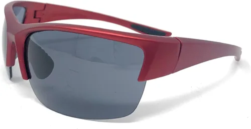 Vista 2 de The Megastar - Gafas de sol rectangulares de medio marco para hombres y mujeres