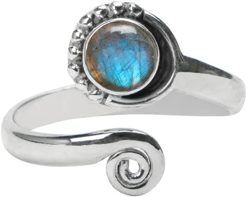 Vista 56 de Anillo de dedo del pie de piedra preciosa de plata de ley 925, joyería para el cuerpo, anillo de dedo del pie de la mano de la mano de la piedra