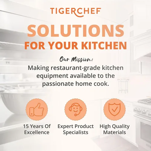 Vista 7 de Set combinado completo para restaurante de cortadora de papas fritas y camotes comercial Tiger Chef, resistente y de alta calidad, con ventosas